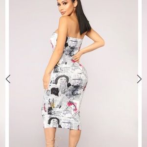 FASHION NOVA - Good Times Tube Dress